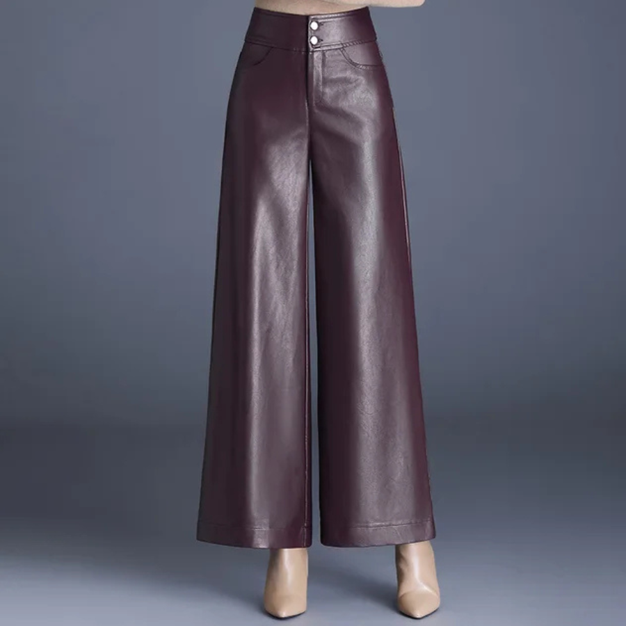 Yolande loose wide-leg pants fluid cut versatile silhouette flattering all figures casual to dressy