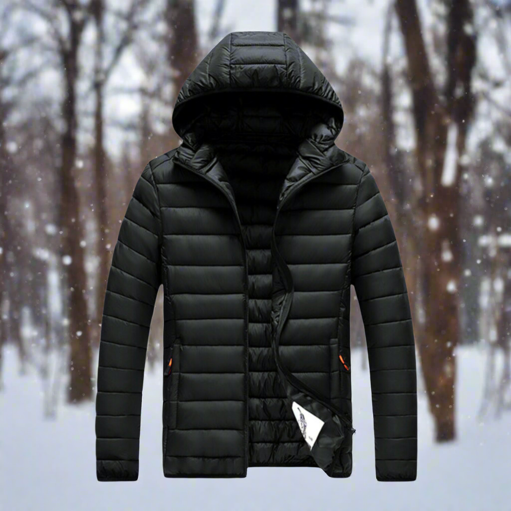 Men's lightweight waterproof jacket loose casual silhouette durable rain-ready autumn outerwear