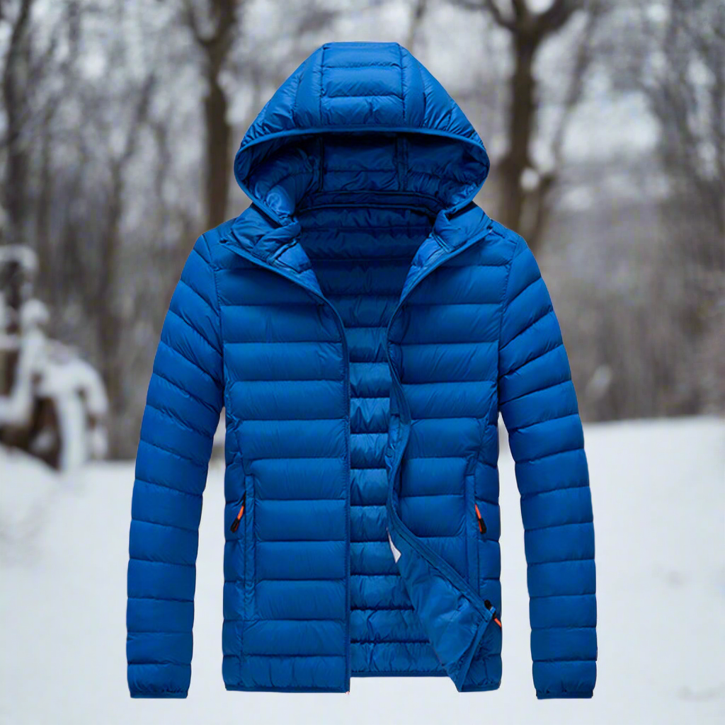 Men's loose-fit lightweight waterproof jacket autumn rain gear casual silhouette durable protection