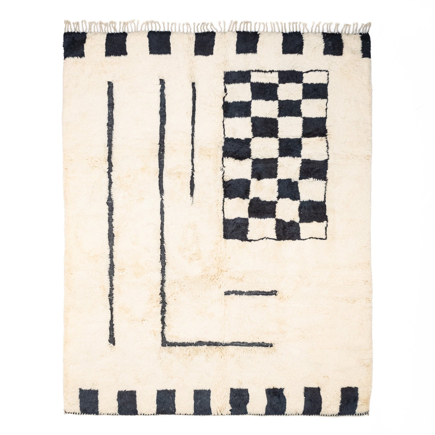 Badra - Luxury Shag Moroccan Rug - Urbann-Vibe