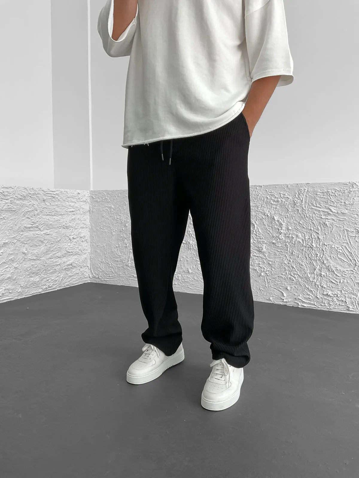 Chris trendy pants timeless elegance modern comfort clean cut premium fabric everyday style