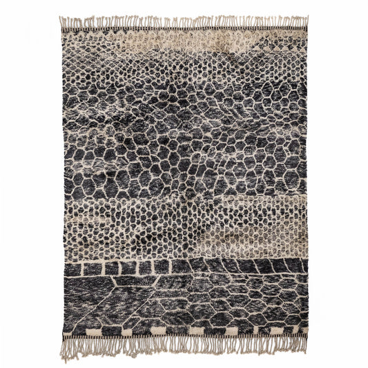 Black Mamba - Luxury Shag Moroccan Rug - Urbann-Vibe