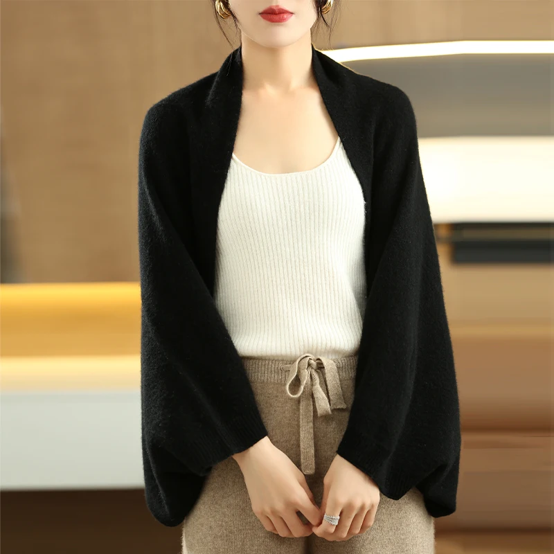 Cascade merino wool shawl multiway wear scarf wrap neck warmer ultra-soft breathable women