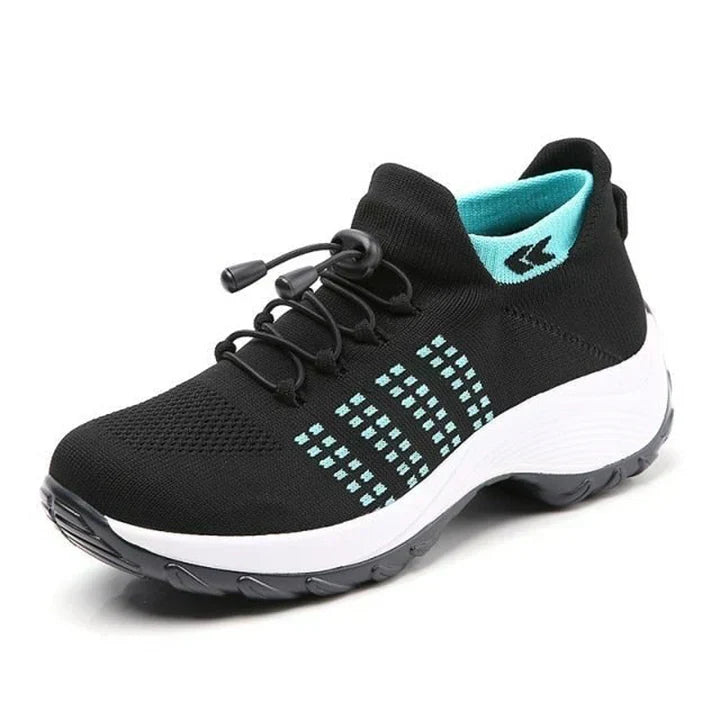 Women's orthopedic comfort shoes neutral tones slip-on style with arch support and sustainable design