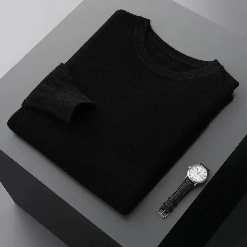 George men's classic crew neck soft knit sweater in versatile colors for everyday layering