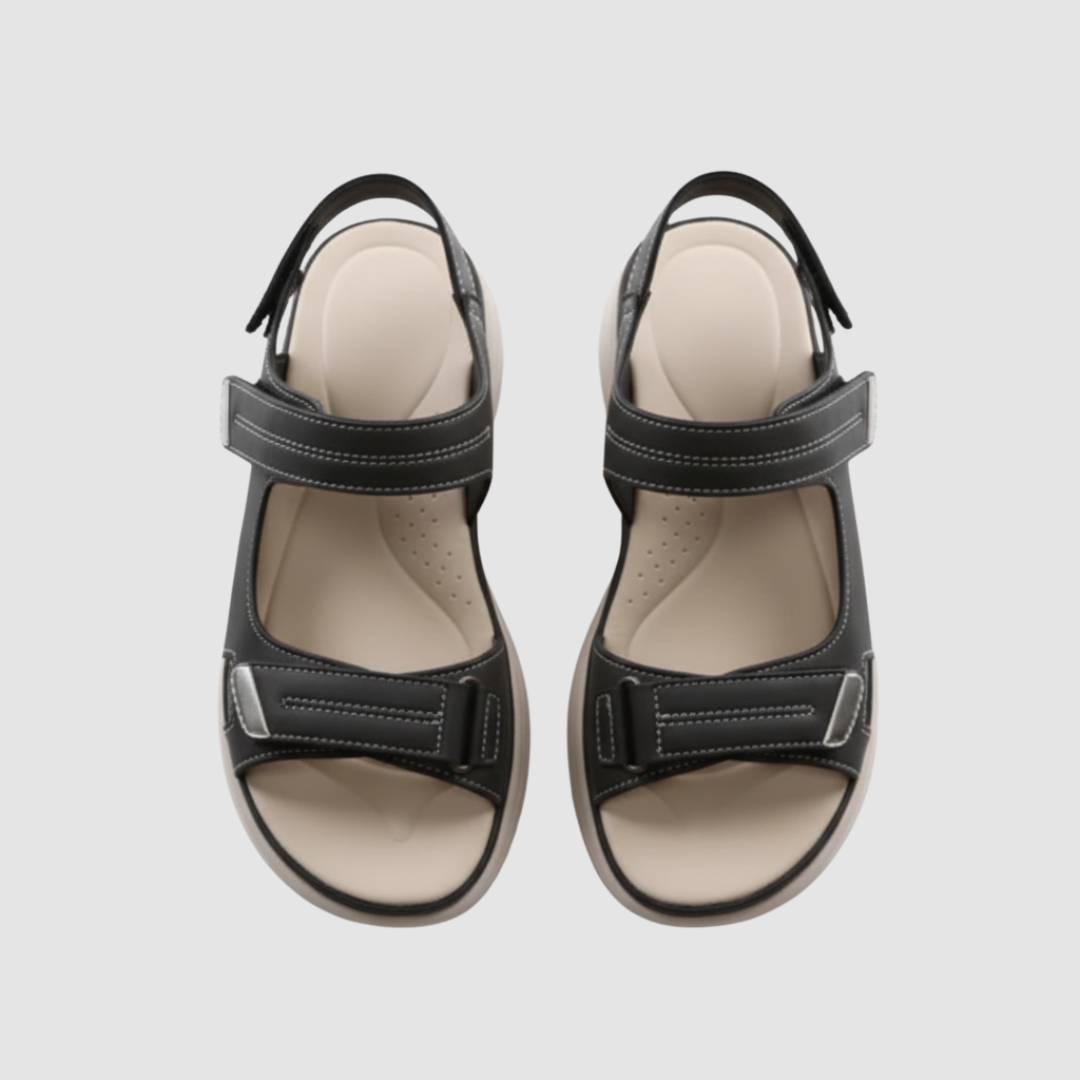 Women's lightweight velcro slippers adjustable casual everyday comfort ergonomic sole secure fit