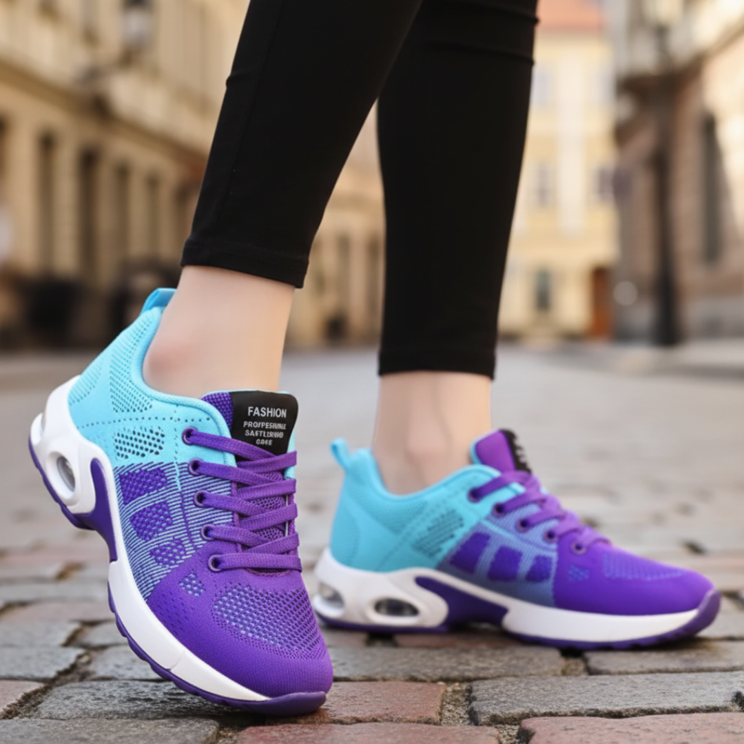 Women's breathable sports shoes lightweight durable outsole all-day support active comfort fit