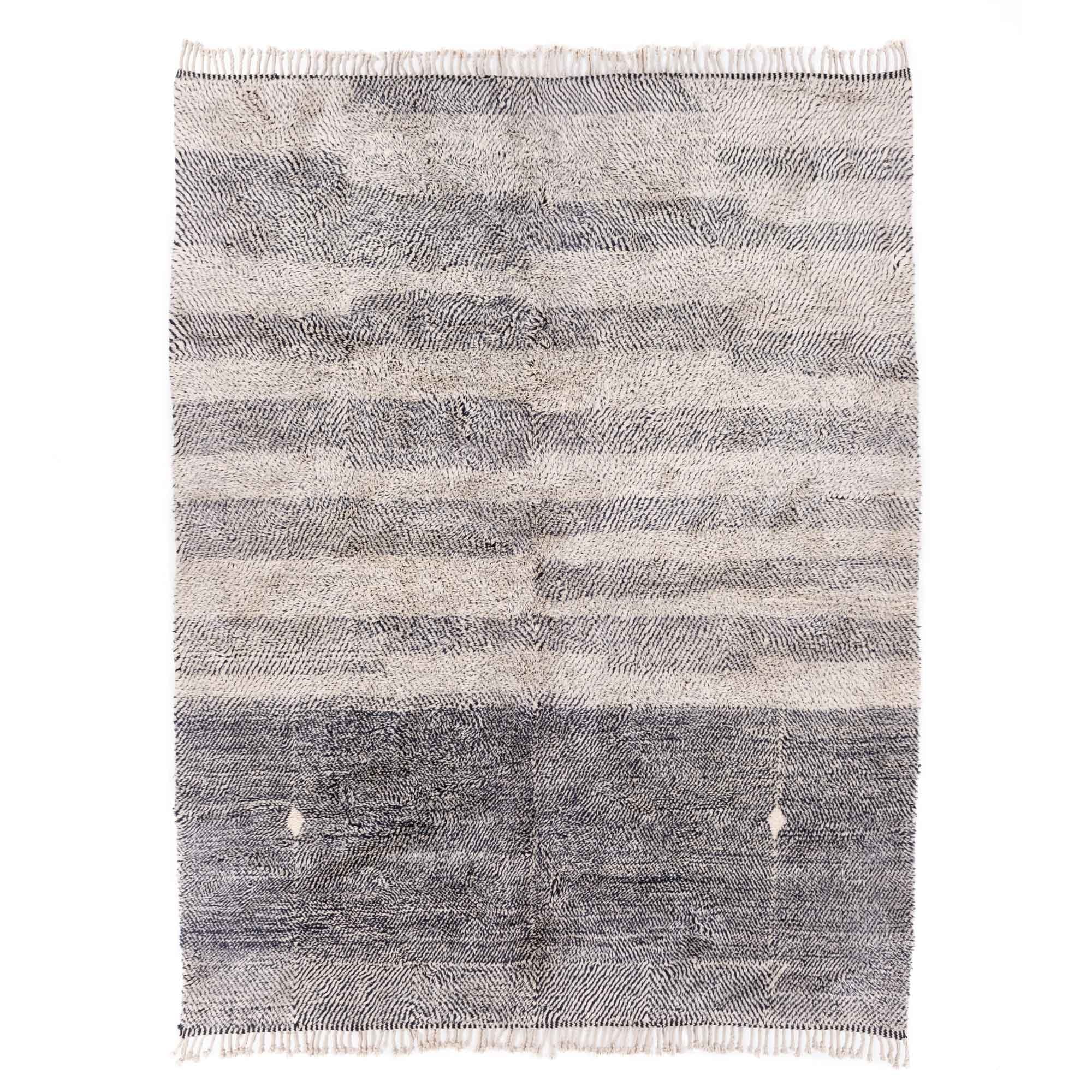 Blue Diamond - Luxury Shag Moroccan Rug - Urbann-Vibe