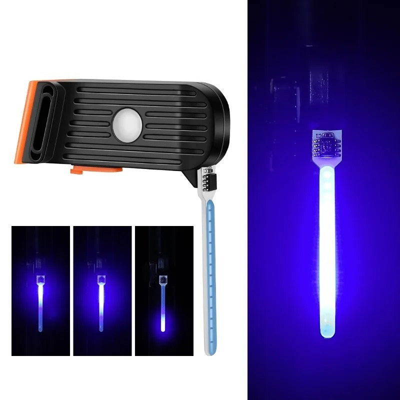 GlowTube rechargeable bicycle tail light compact red LED high visibility for night commuters