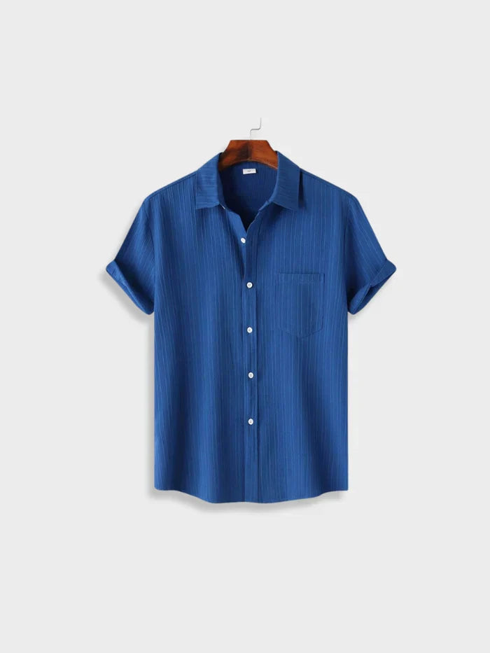 White classic luxury dress shirt slim fit with refined old money Marbella style for modern professionals