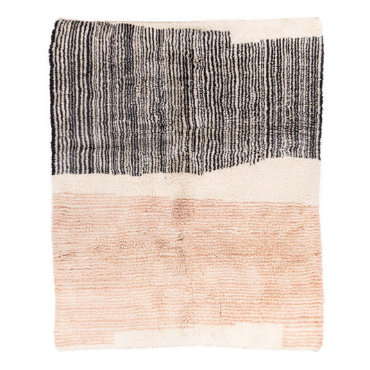 Blush Divide - Luxury Shag Moroccan Rug - Urbann-Vibe