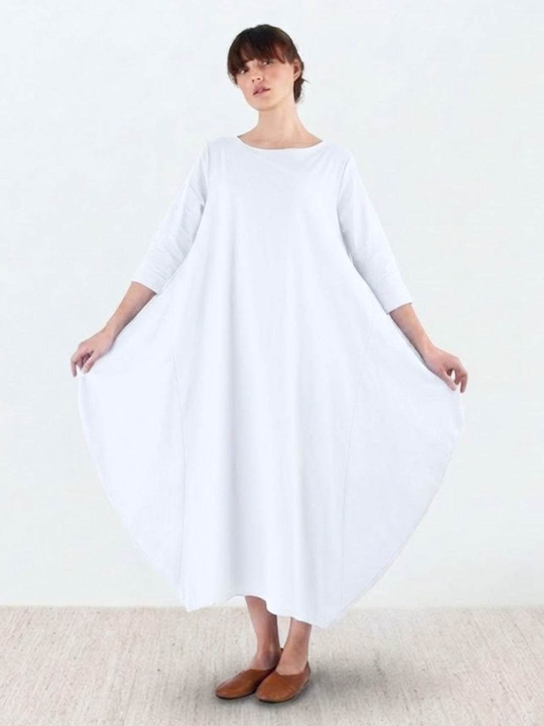 Serena | Women's Oversized Boho Maxi Dress with 3/4 Sleeves