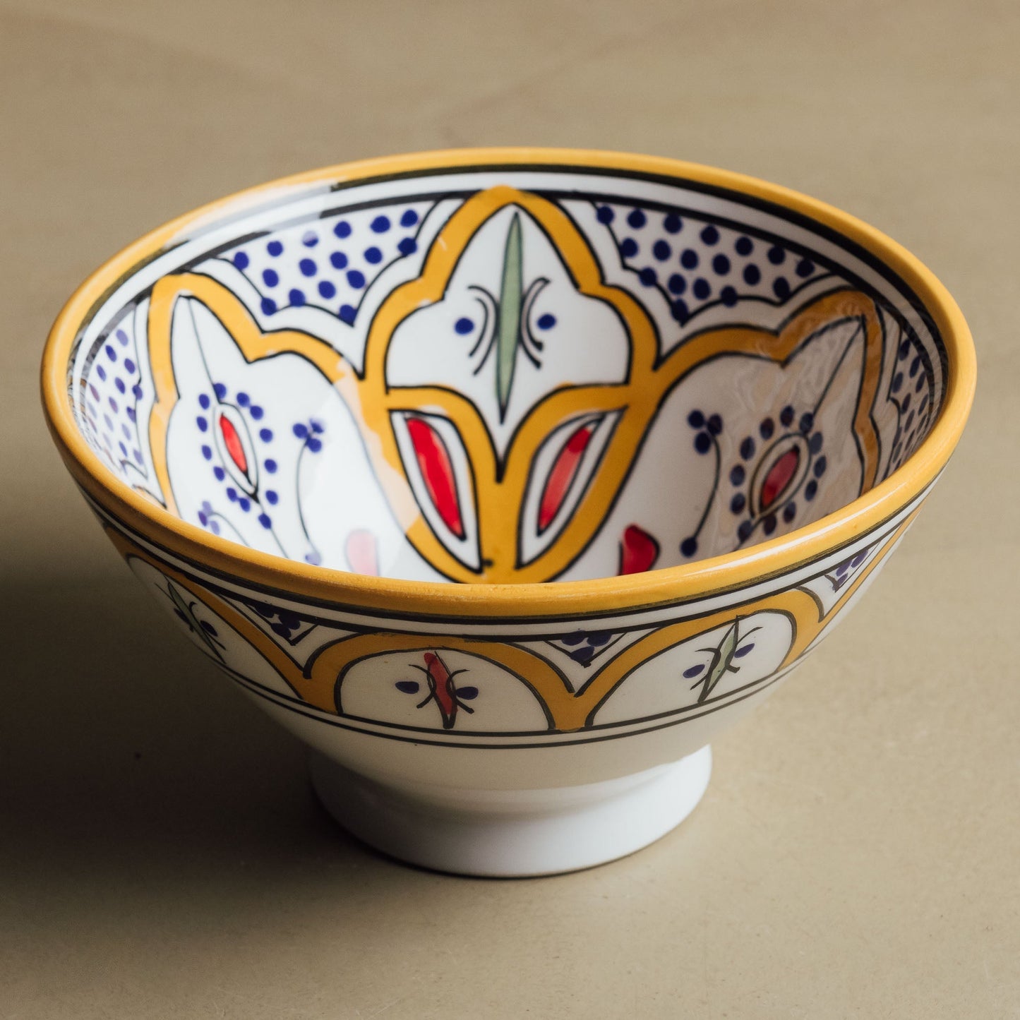 Fez Mustard Bowl - Moroccan Dinnerware - Urbann-Vibe