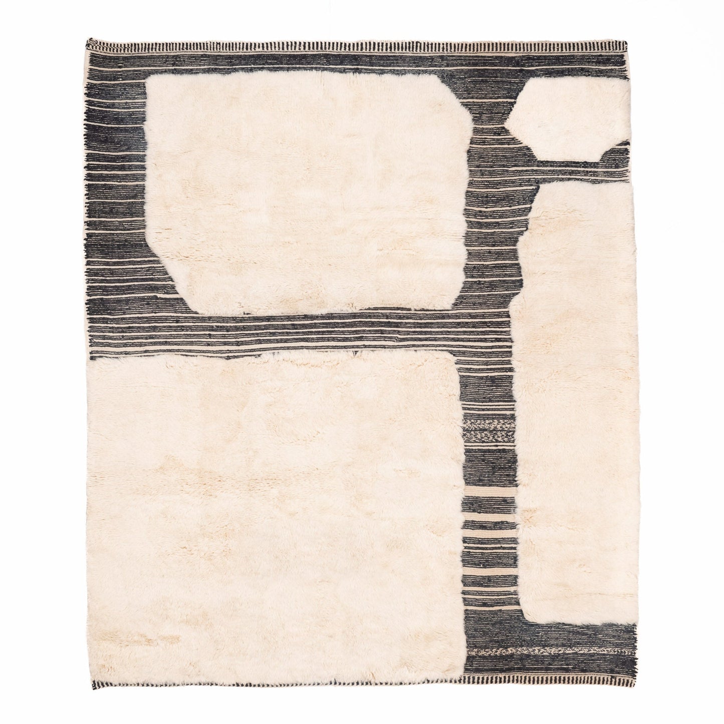 Glitch - Luxury Shag Moroccan Rug - Urbann-Vibe