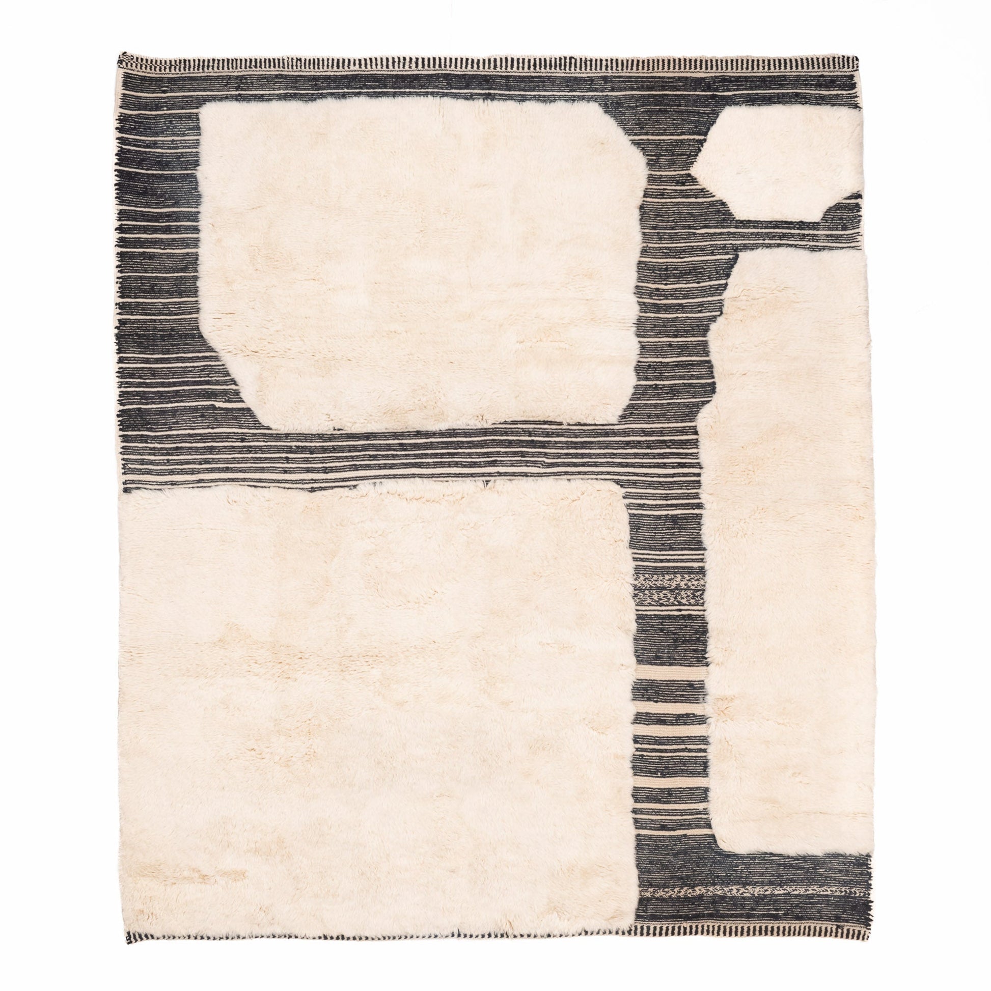 Glitch - Luxury Shag Moroccan Rug - Urbann-Vibe
