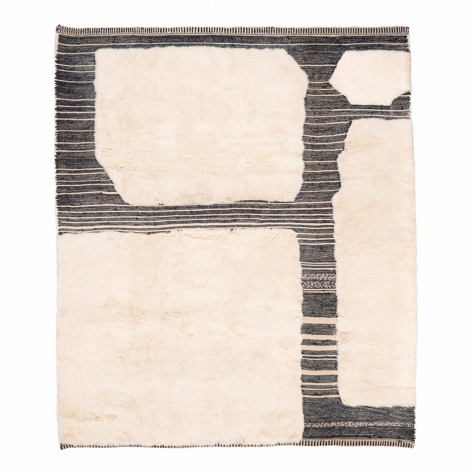 Glitch - Luxury Shag Moroccan Rug - Urbann-Vibe