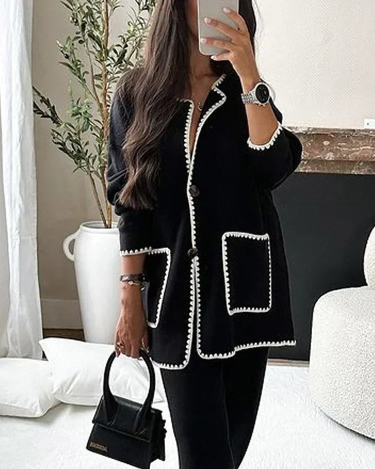 Beatrix women's cardigan with button placket, elegant versatile layering piece for all occasions