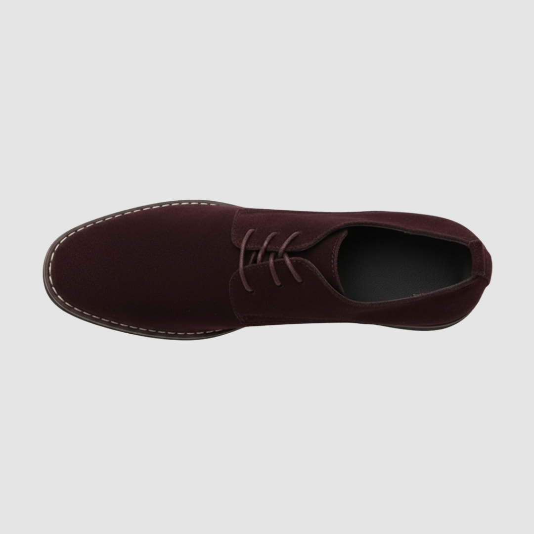 Men's lace-up dress shoes in black burgundy and blue elegant versatile design for formal or casual wear