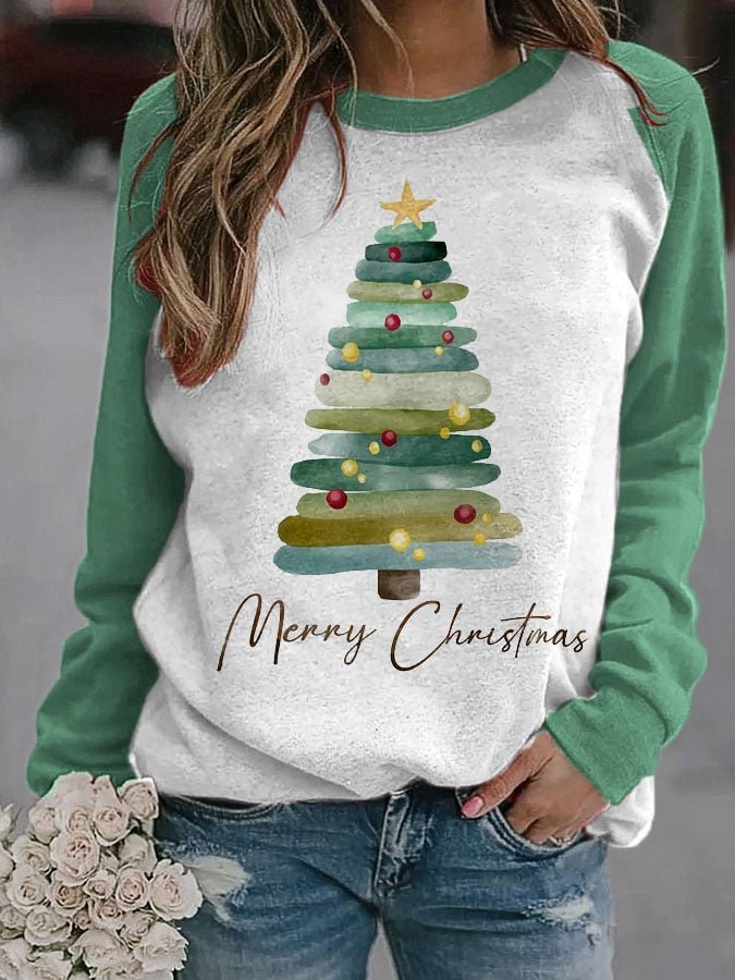 Women's comfort fit knit sweater with bold 3D digital print, vegan fabric, contemporary casual style
