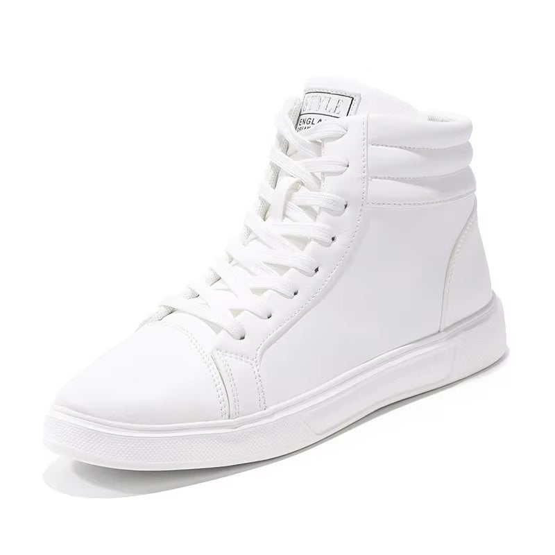 Surge high-top leather sneaker bold colorway streetwear style durable traction cushioned ankle support