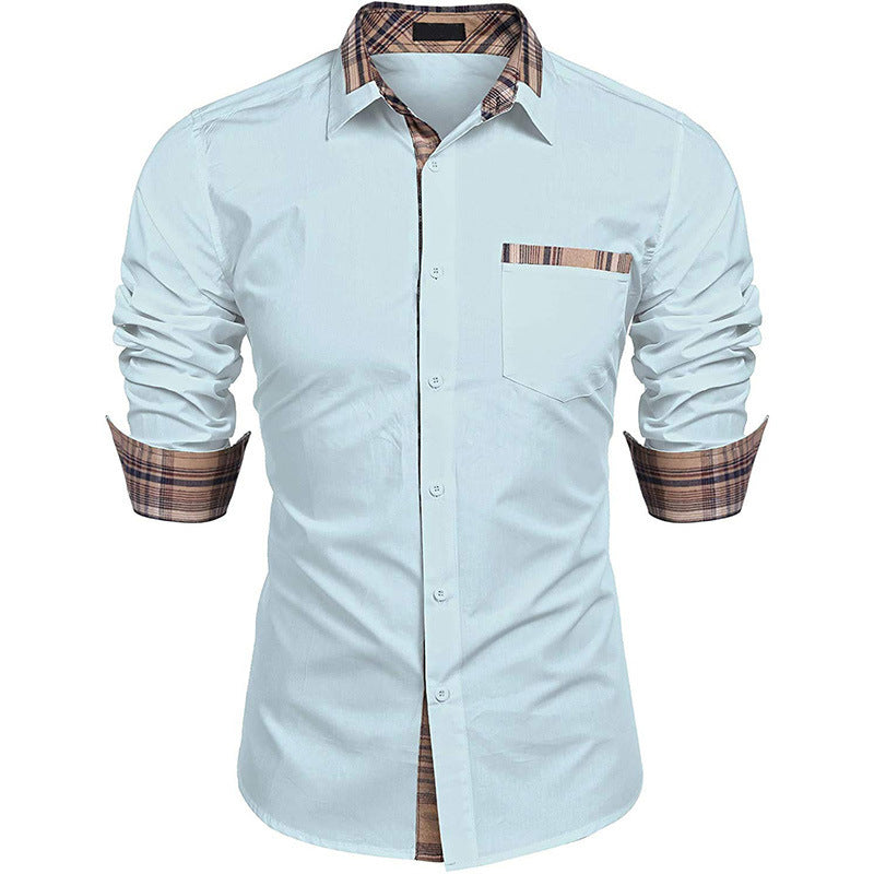 Men's Jeff long sleeve shirt modern fit cozy autumn winter warmth stylish comfort