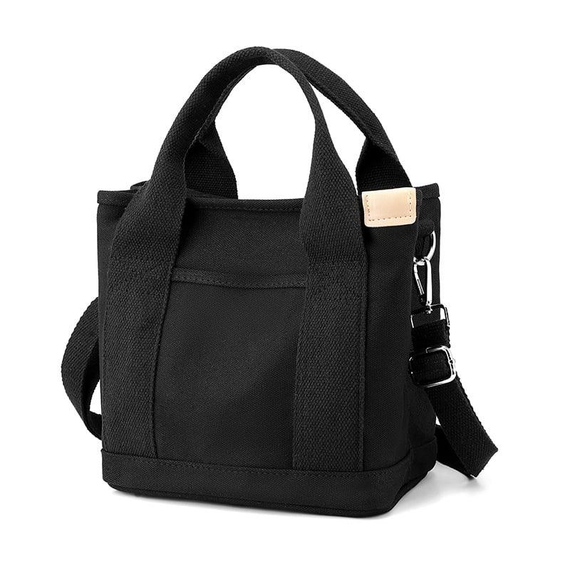 Brinna canvas crossbody bag for women, elegant lightweight shoulder bag with zipper closure