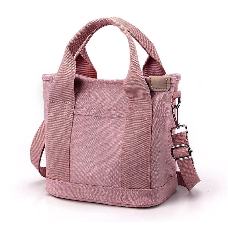 Brinna canvas crossbody bag for women, elegant lightweight shoulder bag with zipper closure
