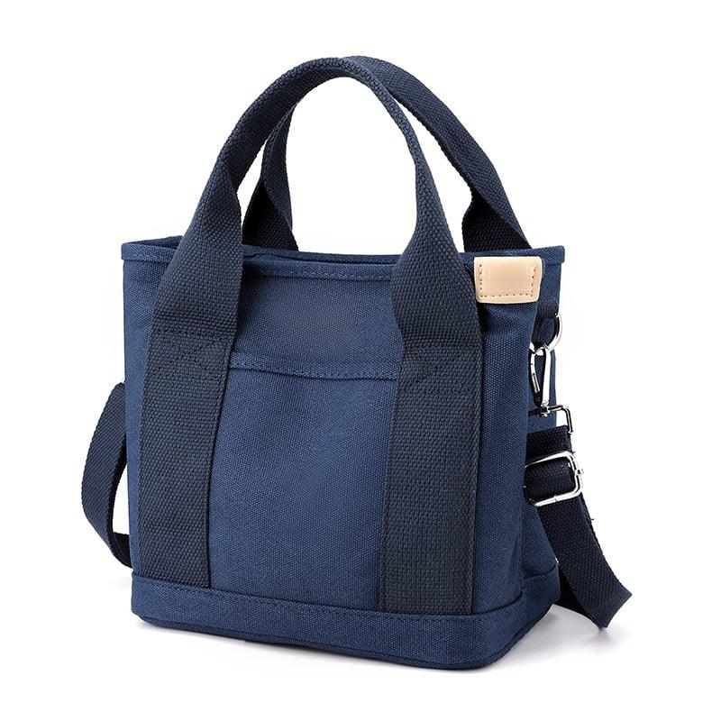 Brinna canvas crossbody bag for women, elegant lightweight shoulder bag with zipper closure