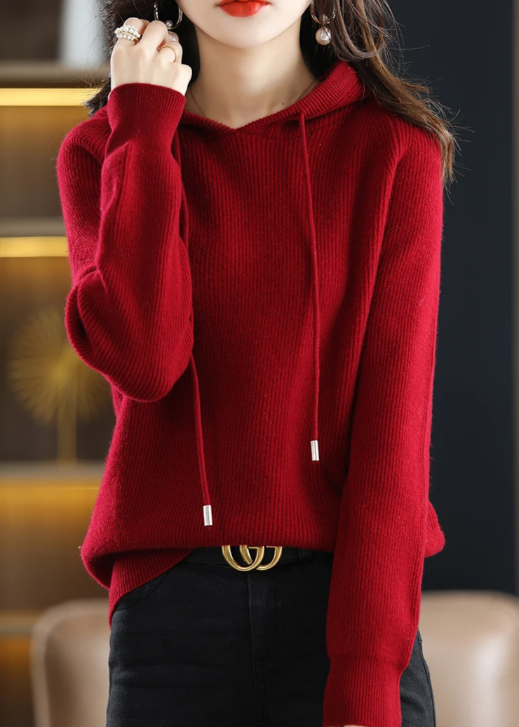 Women's ribbed cashmere wool blend pullover warm lightweight knit layering essential in neutral tone