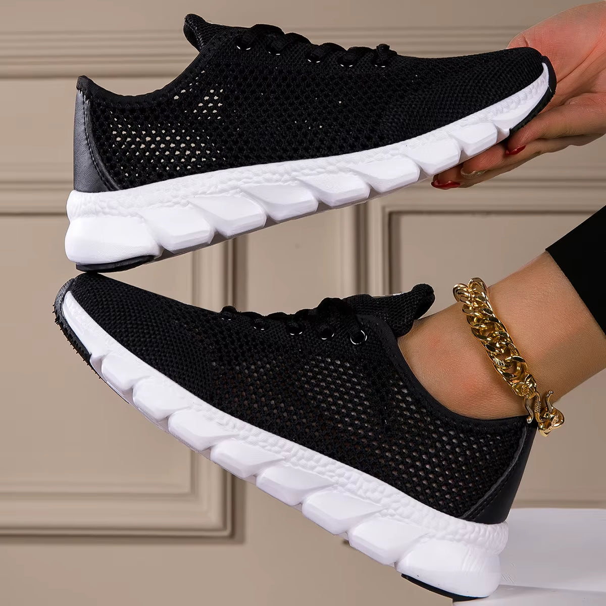 Aeris mesh sneaker breathable knit upper lightweight cushioning zero break-in comfort runners
