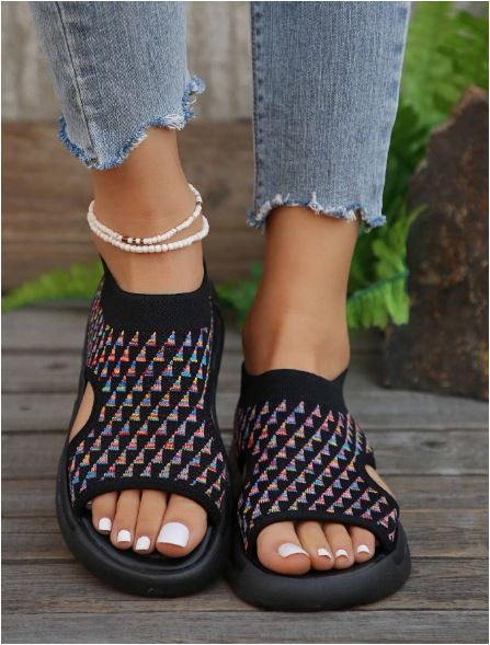 Luna | Women's Casual Open Toe Slip-On Platform Sandals