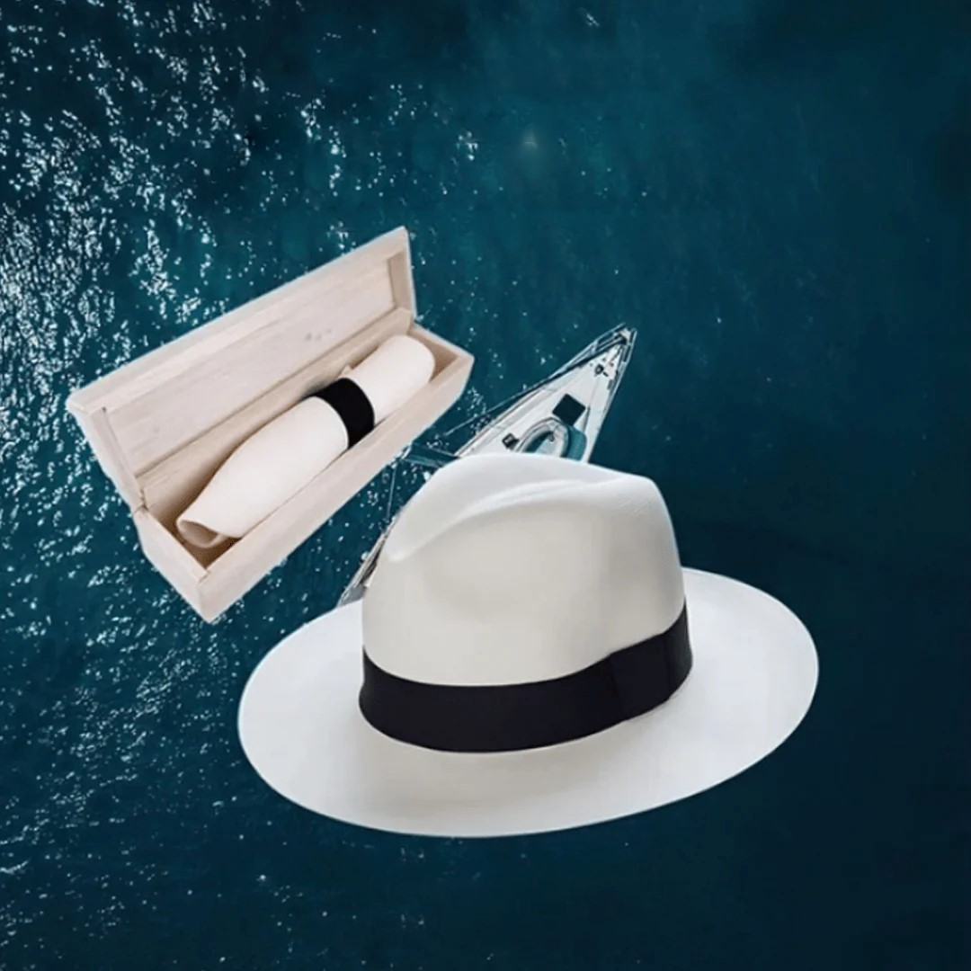Handwoven toquilla palm Panama hat natural beige classic wide brim lightweight eco-friendly travel style