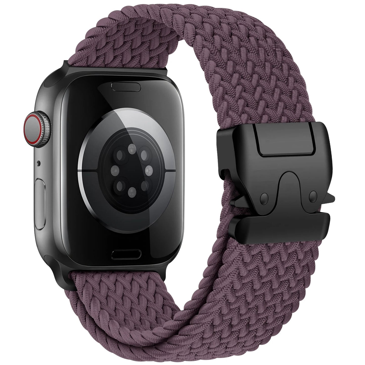 Strauss elastic nylon Apple Watch band with parachute buckle for active lifestyles