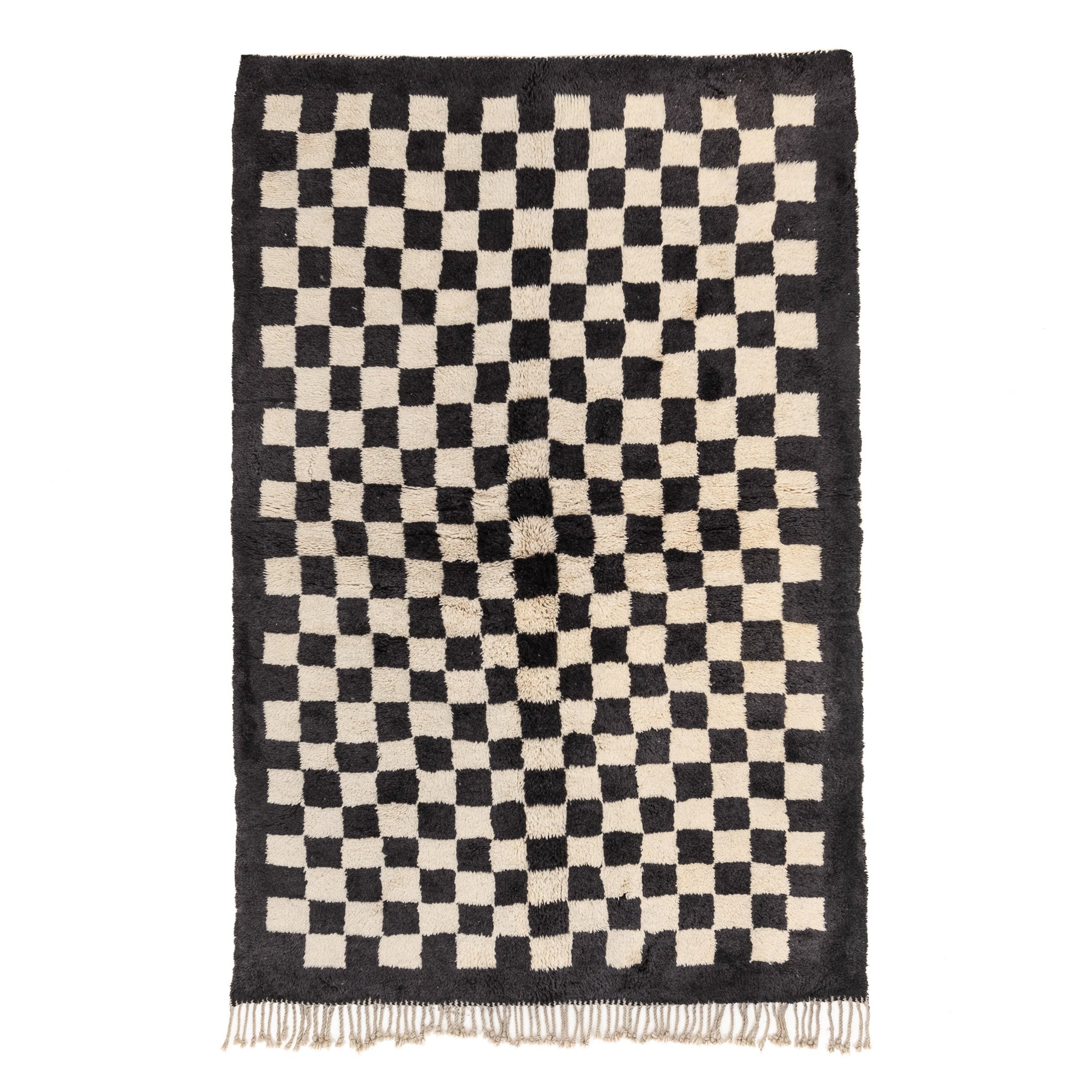 Chess - Luxury Shag Moroccan Rug - Urbann-Vibe