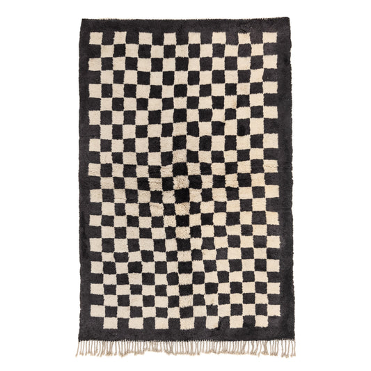 Chess - Luxury Shag Moroccan Rug - Urbann-Vibe