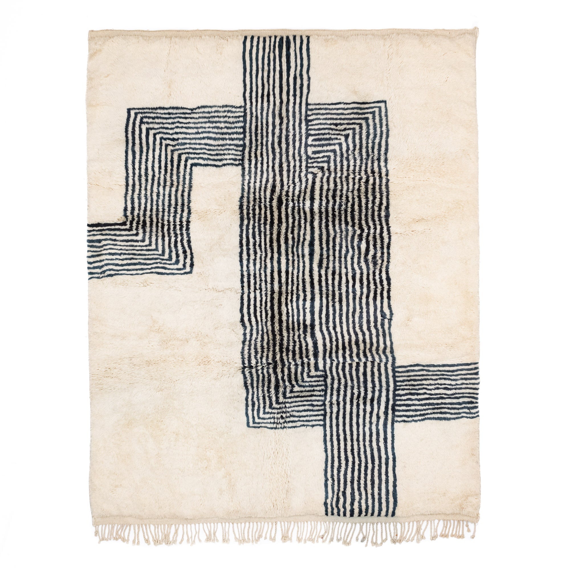 Chords - Luxury Shag Moroccan Rug - Urbann-Vibe