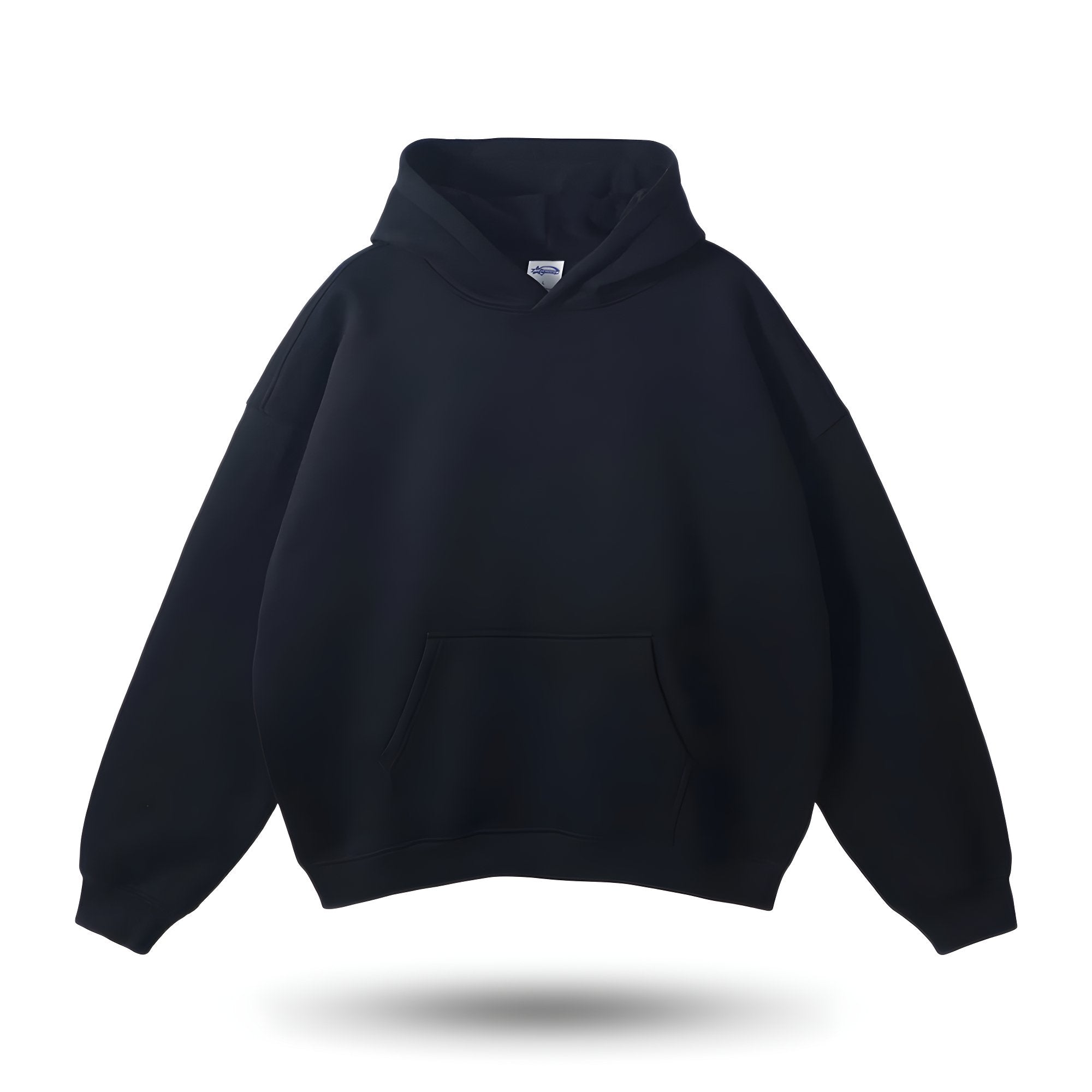 Women's fitted lightweight hoodie in neutral tone, slim silhouette with layering versatility for casual wear