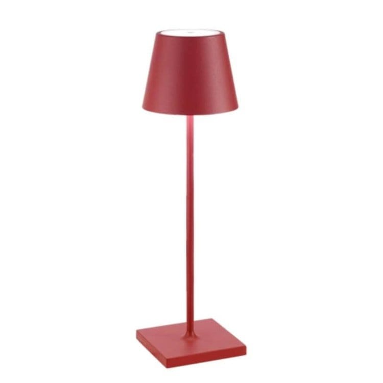 Minimalist wireless LED table lamp warm ambient lighting waterproof smart home Alexa compatible modern design