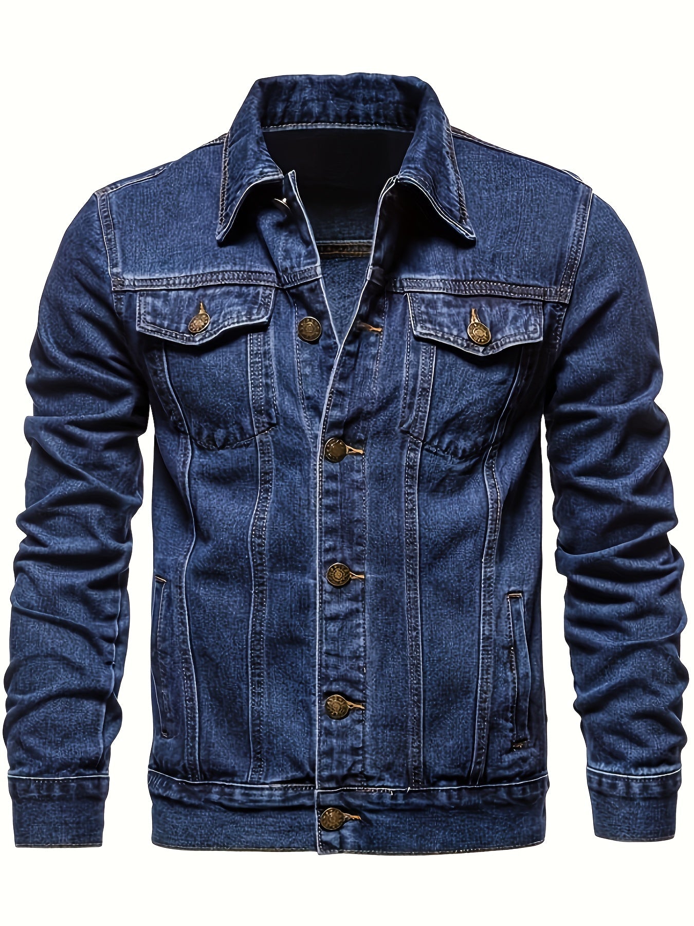 Men's retro-inspired jacket with modern slim cut and timeless versatile design for dressy everyday wear