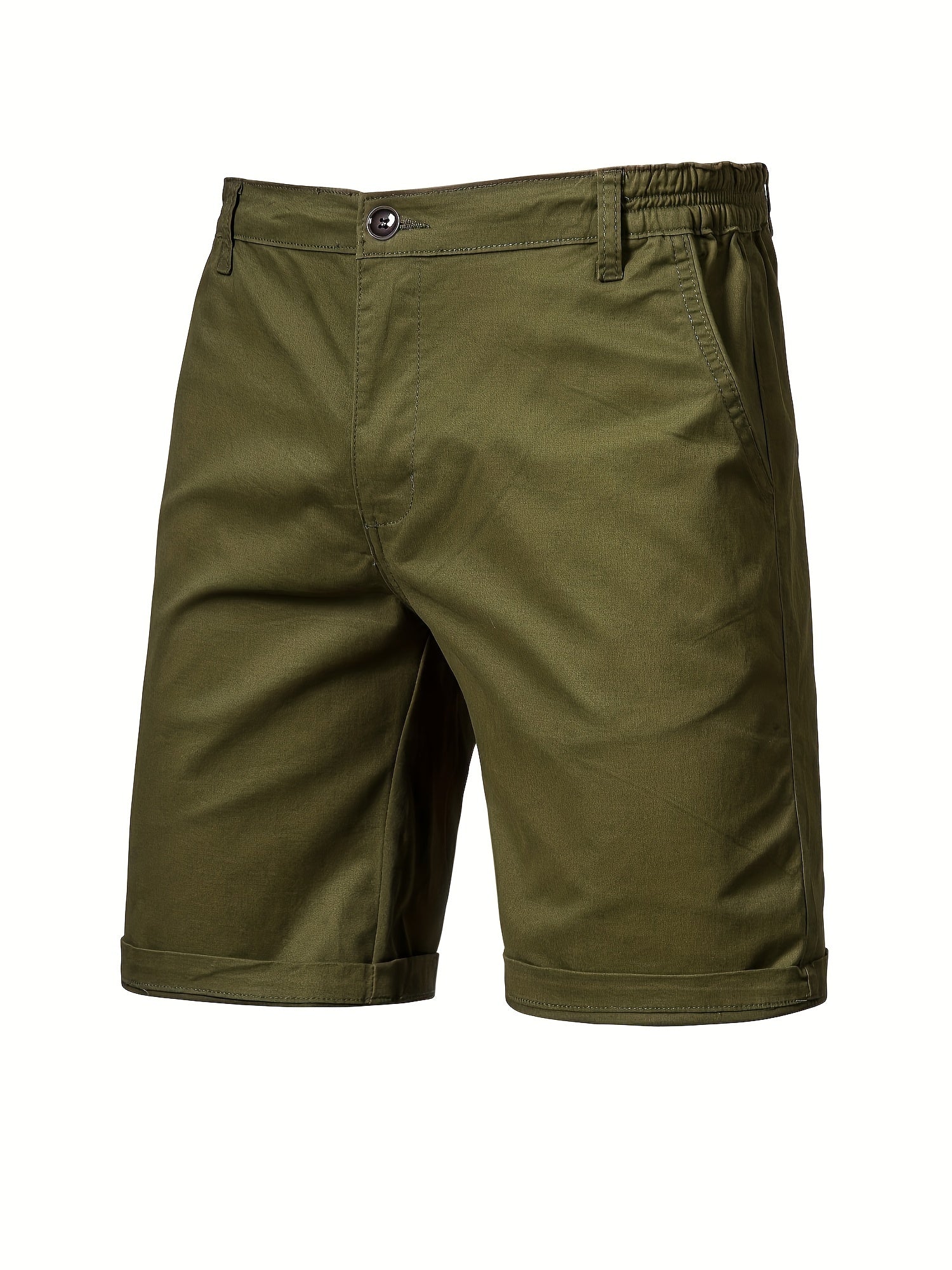Men's lightweight casual shorts in multiple colors, breathable slim fit for everyday active wear