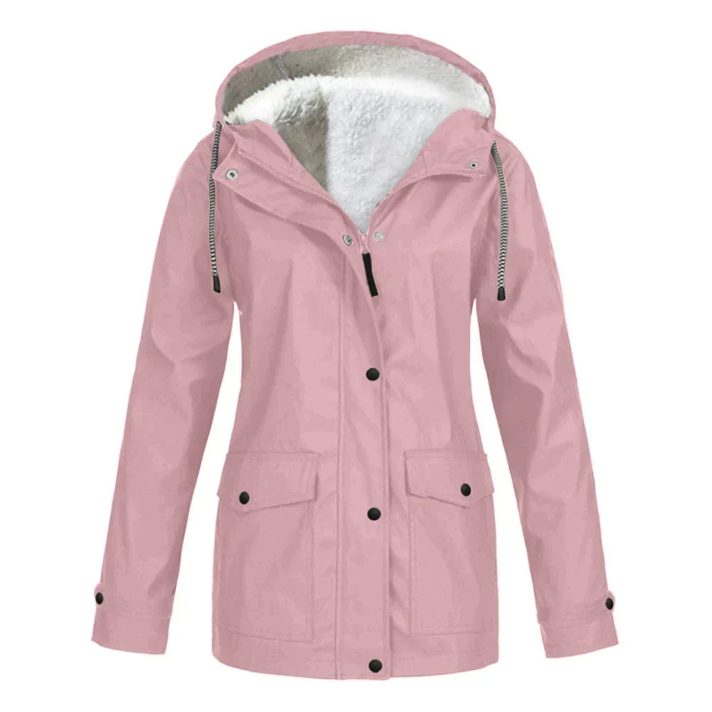 Jessica women's hooded lined winter jacket in casual style with soft inner lining for cozy cold-weather warmth