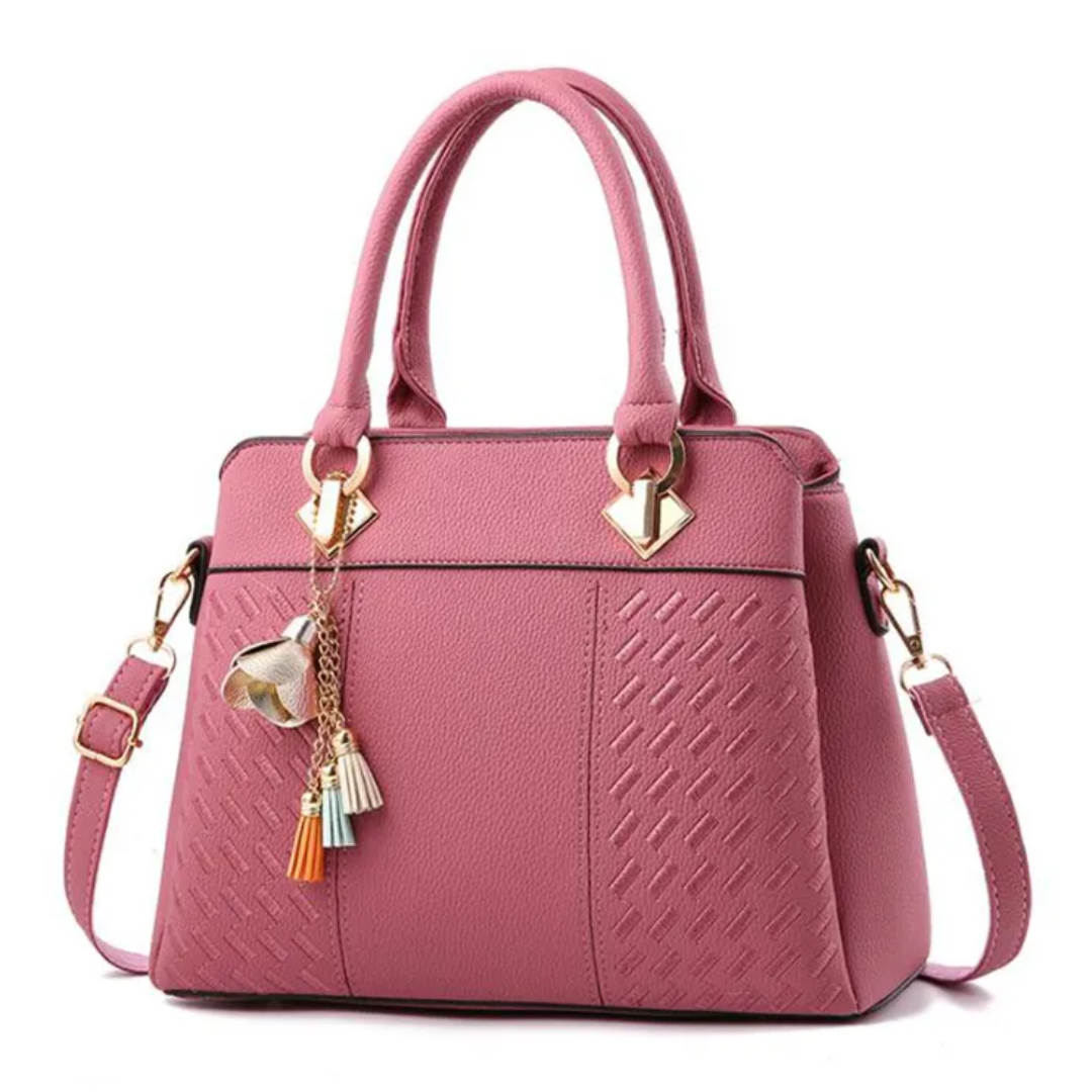 Chadian Ilene structured leather handbag convertible shoulder strap elegant versatile brown women