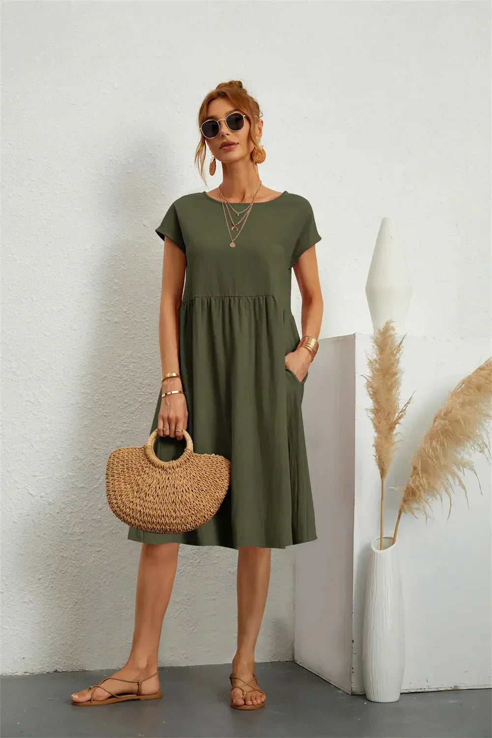 Sol elegant women's formal dress flattering silhouette timeless design comfortable classic fit