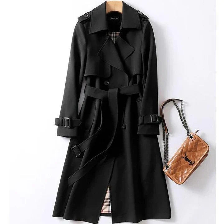 Women's unlined Haba trench coat classic cut lightweight breathable all-weather durable easy care