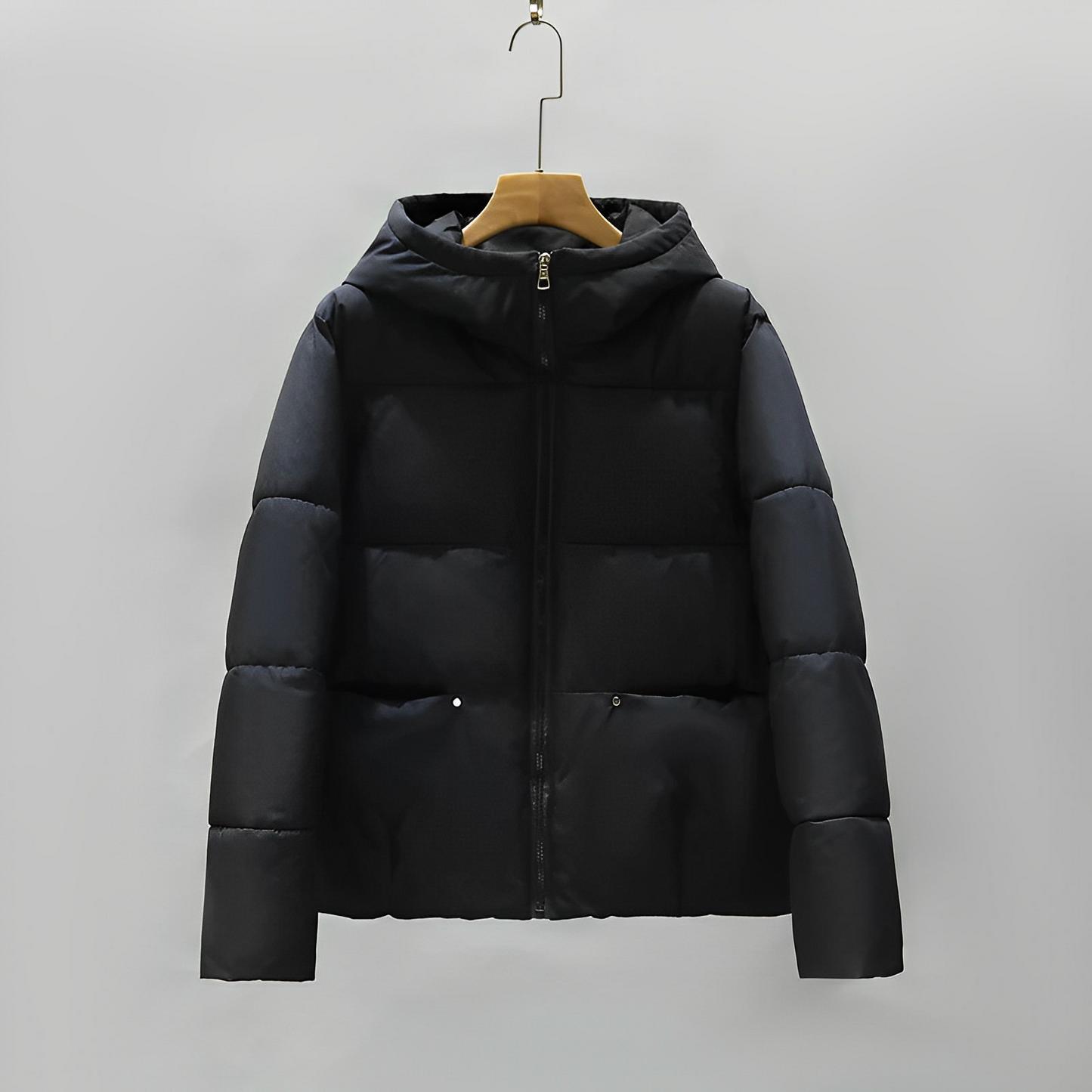 Women's puffer jacket sustainable warmth modern silhouette fashion-forward colorway everyday cool-weather style