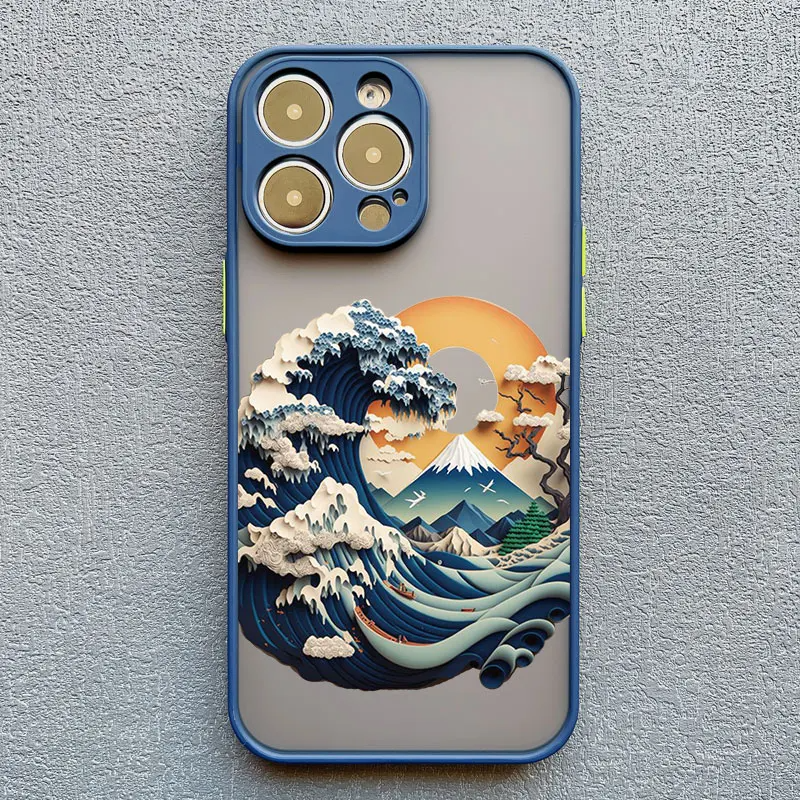Dreamscape iPhone case vivid 3D textured design shock-absorbing protection bold colorful sculptured surface