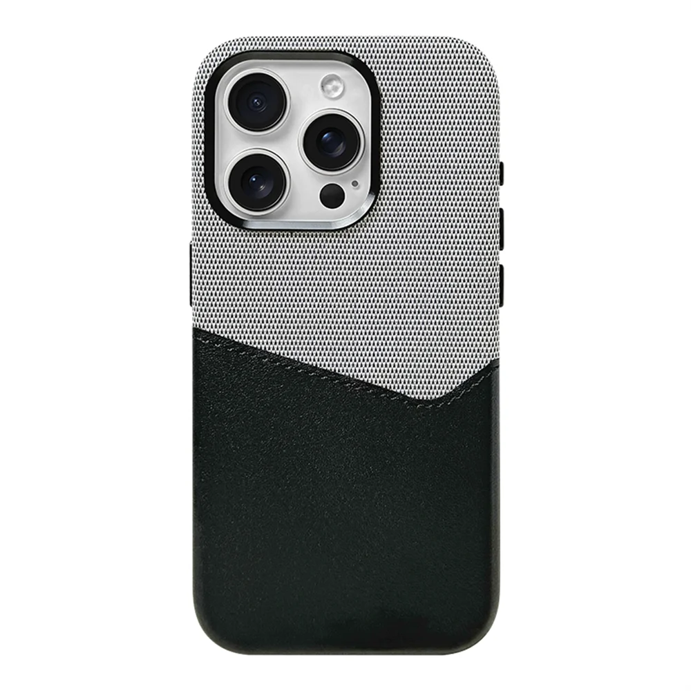Vault MagSafe iPhone leather case color-blocked cardholder slim drop-tested professional design
