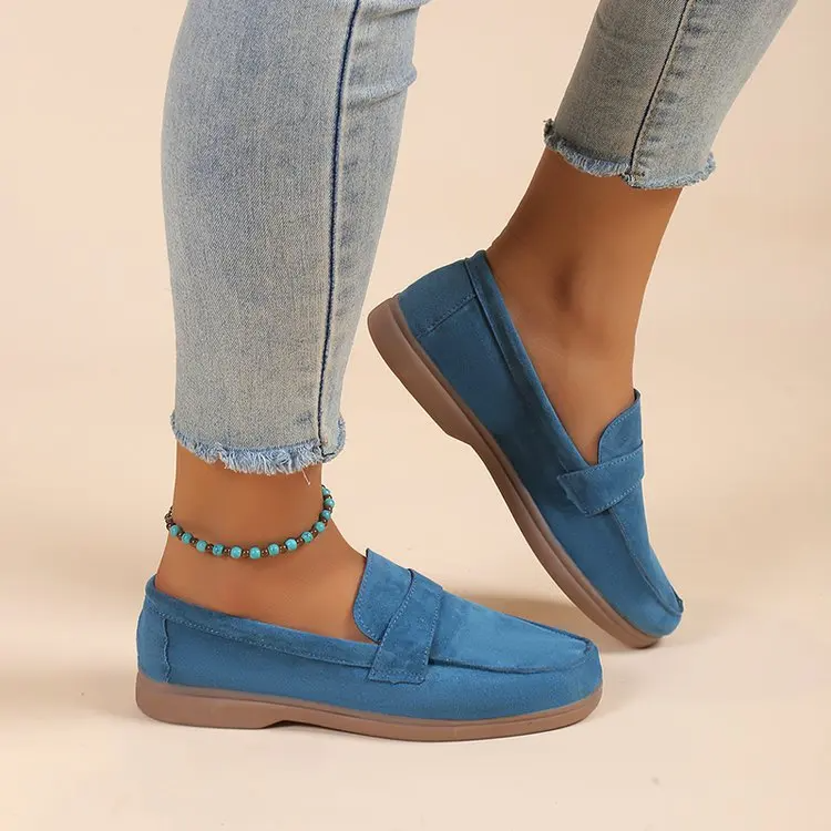 Verdenza tan suede slip-on loafer with cushioned insole and ultra-light sole for all-day comfort