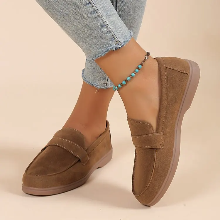 Verdenza slip-on suede loafer with cushioned insole and ultra-light sole for all-day comfort