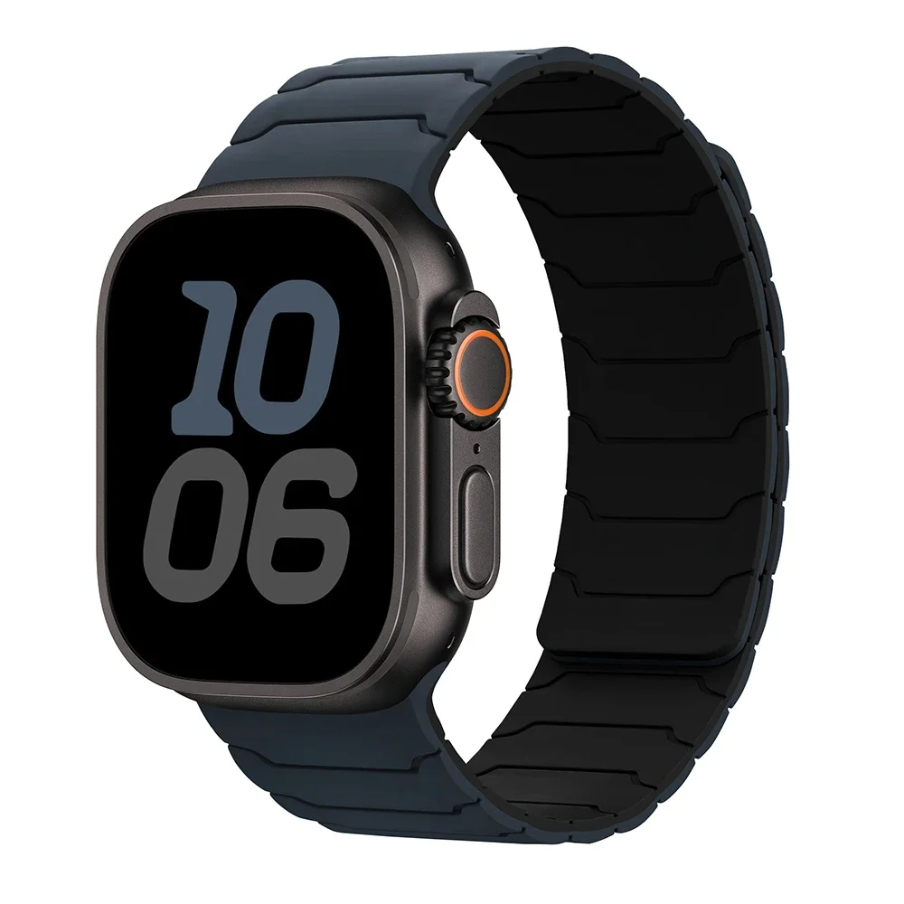 Omnifit Apple Watch silicone sport band magnetic closure sweat-resistant strap for active lifestyle